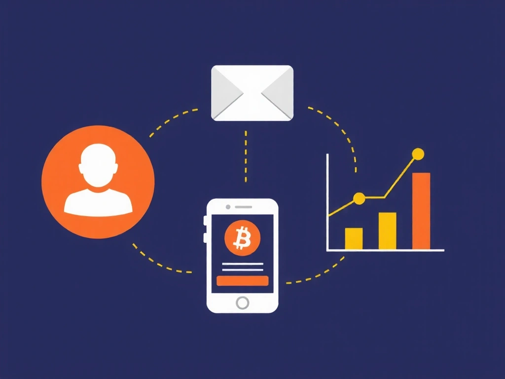 Ilustrace typů shromažďovaných dat, znázorňující digitální ikony pro jméno, e-mail, telefon a webové statistiky.