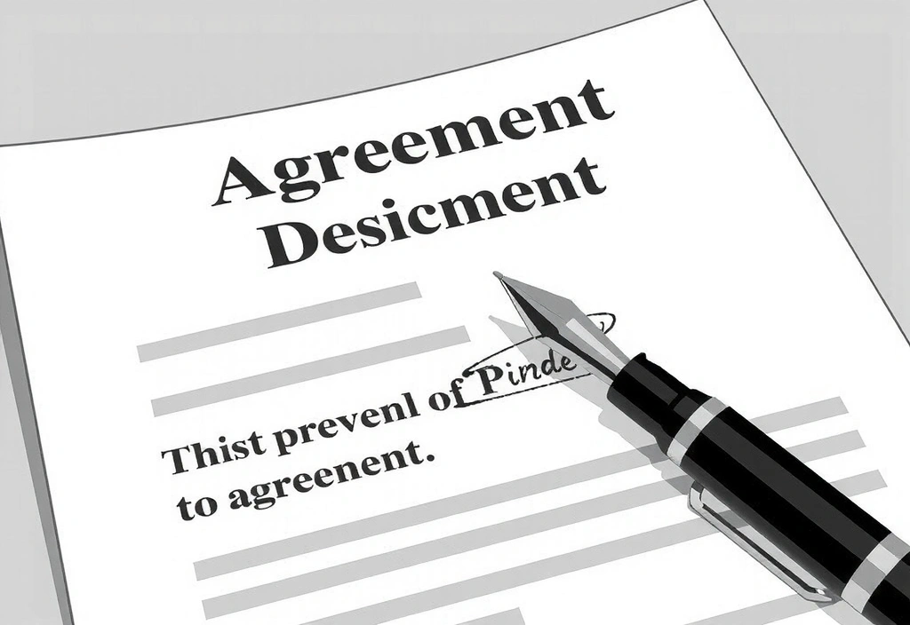 Ilustrace dokumentu s podmínkami služby